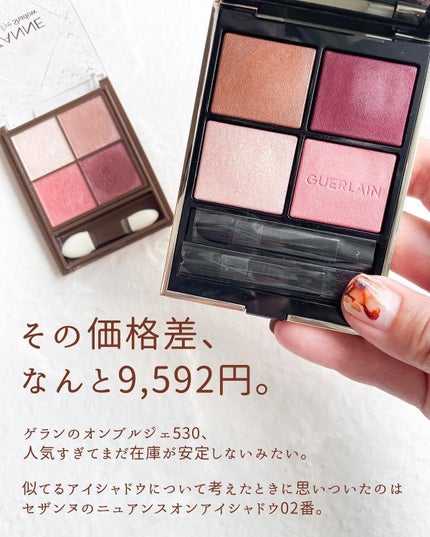 ニュアンスオンアイシャドウ/CEZANNE/アイシャドウパレットを使ったクチコミ(2枚目)