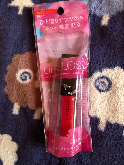 すー on LIPS 「BRIGITEリップグロスRD01私はドラッグストアで280円..」(1枚目)