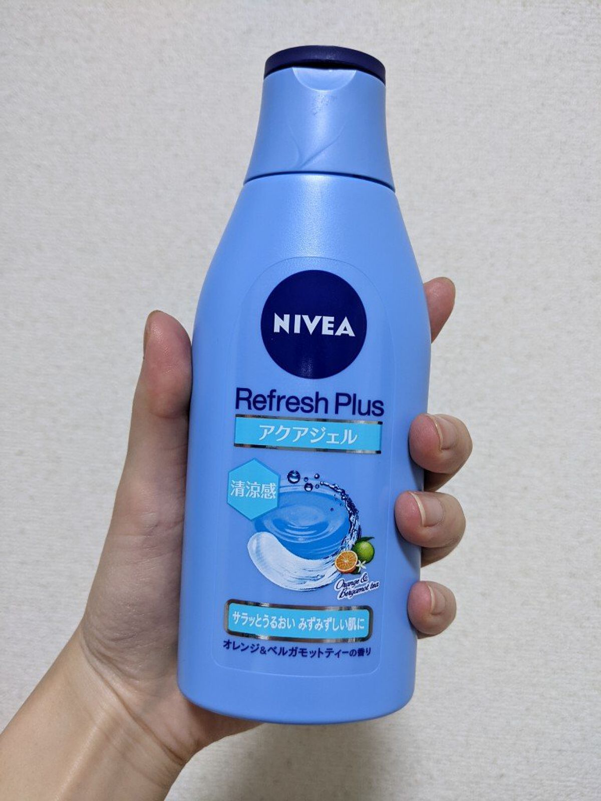 ニベア リフレッシュプラス アクアモイスチャー ボディジェル/ニベア/ボディローションを使ったクチコミ（1枚目）