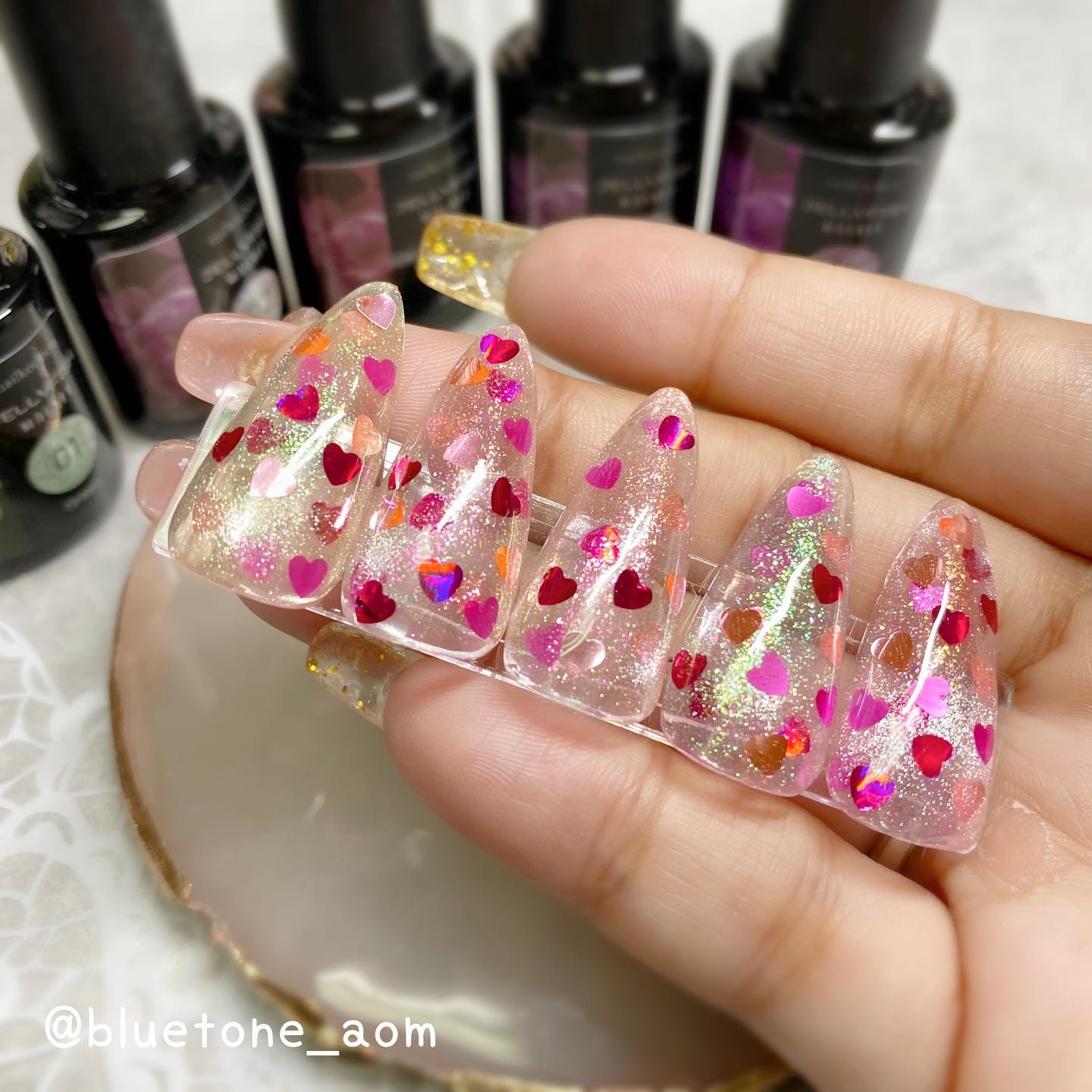 ジェリーフィッシュマグネットジェル/ネイル工房/ジェルネイルを使ったクチコミ（3枚目）