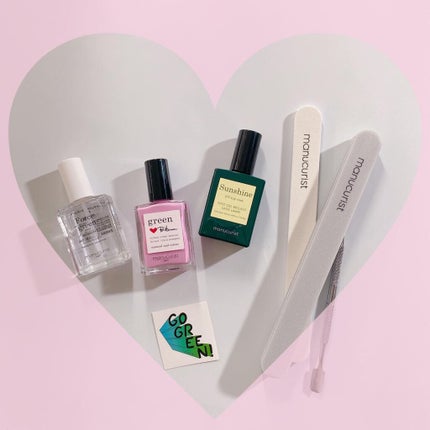 グリーン ナチュラルネイルカラー/manucurist/マニキュアを使ったクチコミ(2枚目)