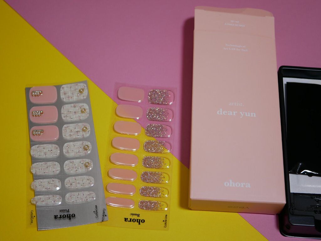 セミキュアジェルネイル(ハンド)/ohora/ネイルシールを使ったクチコミ(2枚目)