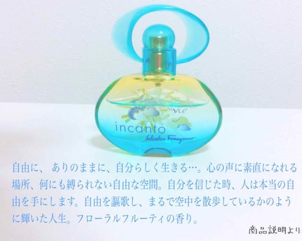 インカント スカイ オーデトワレ/サルヴァトーレ フェラガモ/香水(レディース)を使ったクチコミ(1枚目)