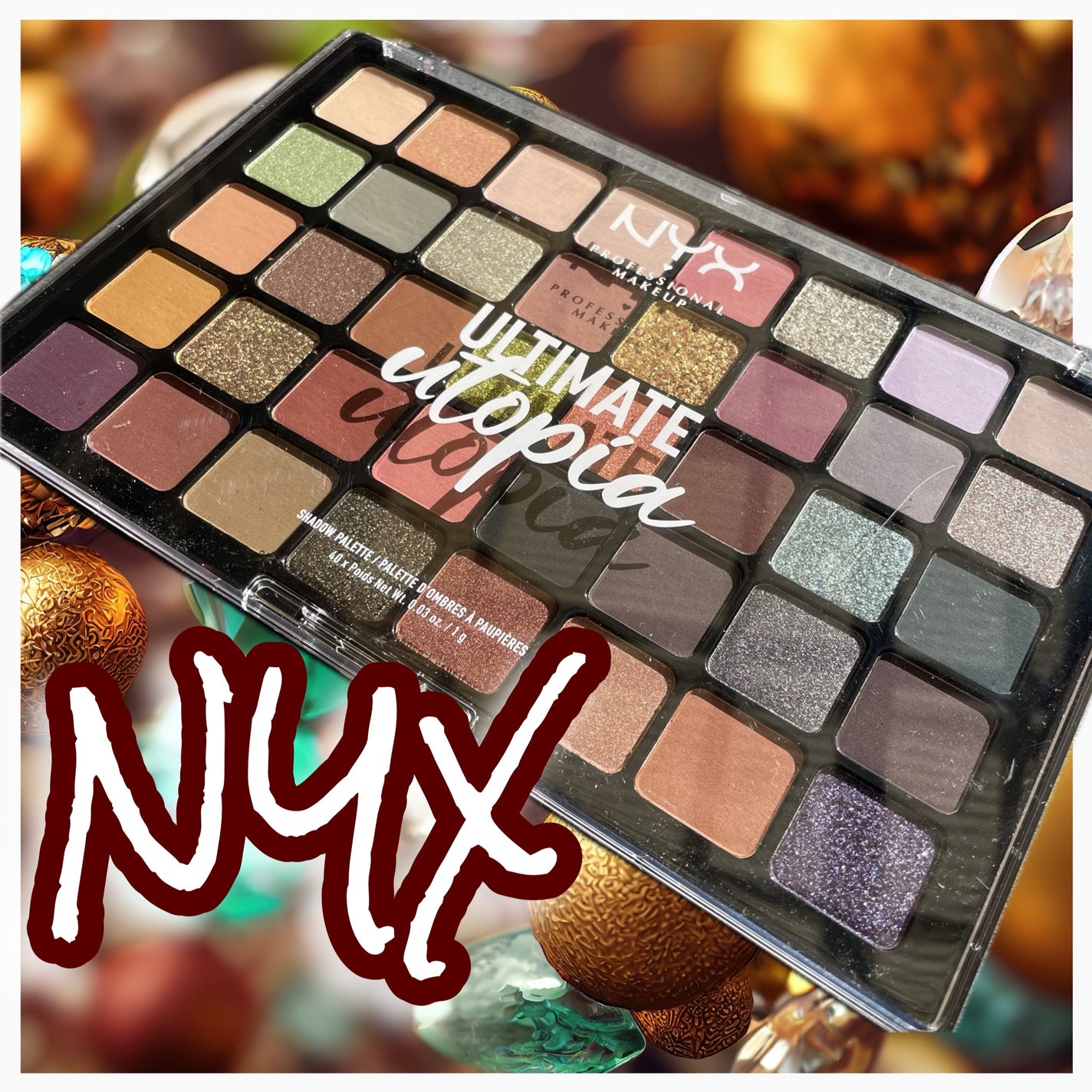 ULTIMATE UTOPIA アイシャドウパレット/NYX Professional Makeup/パウダーアイシャドウを使ったクチコミ(1枚目)