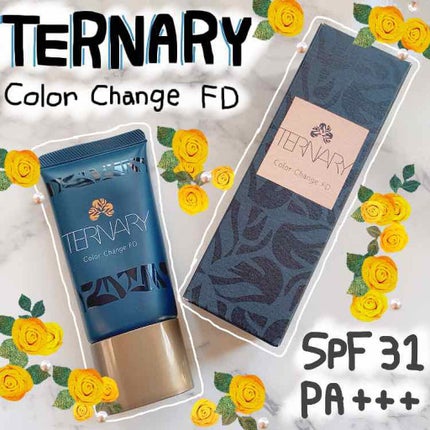 Tカラーチェンジライトタッチファンデーション/TERNARY/リキッドファンデーションを使ったクチコミ(1枚目)