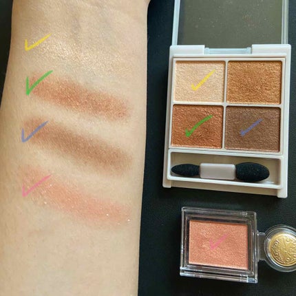 シルキースフレアイズ/キャンメイク/アイシャドウパレットを使ったクチコミ(3枚目)