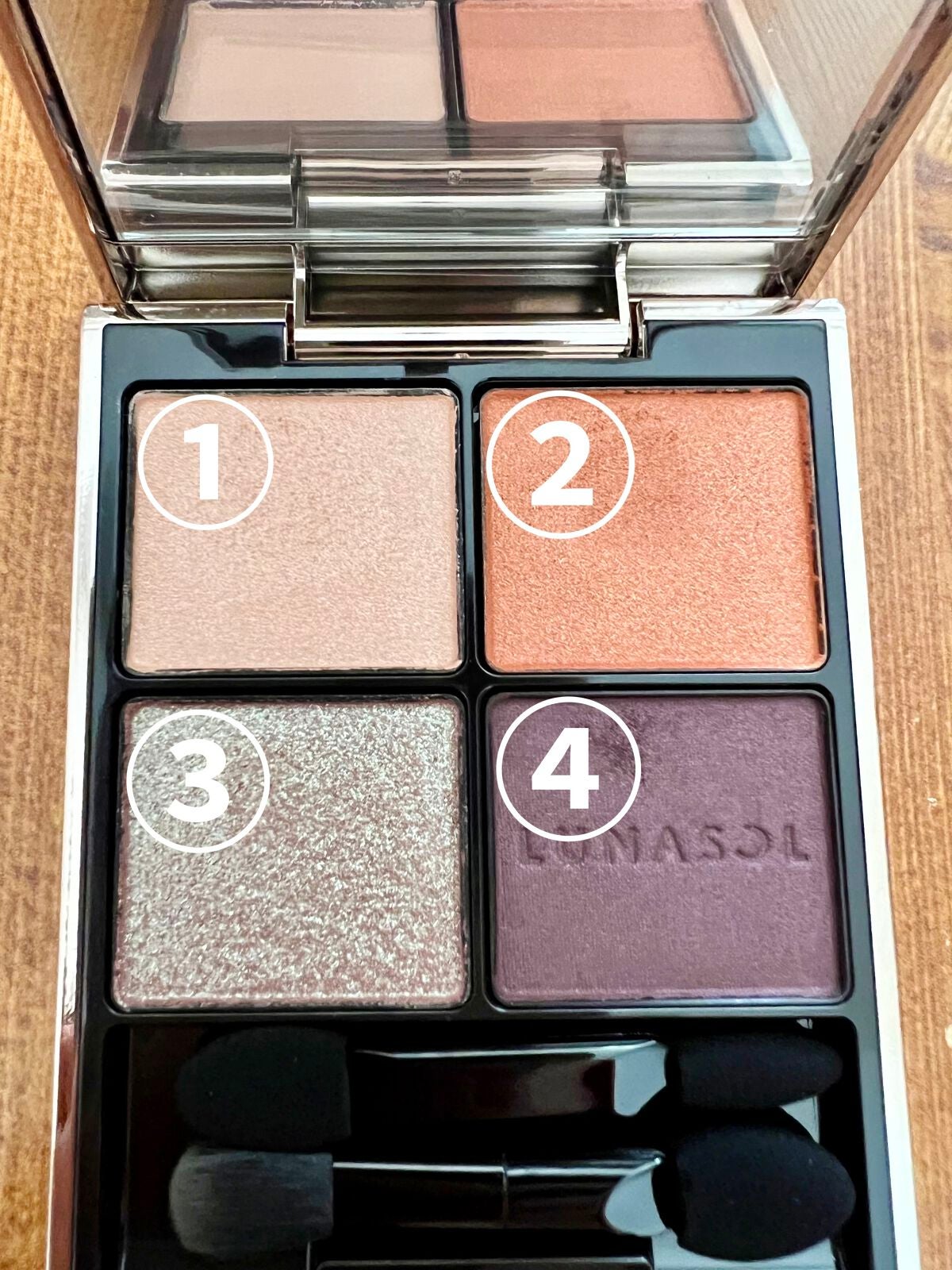 アイカラーレーション/LUNASOL/アイシャドウパレットを使ったクチコミ(2枚目)