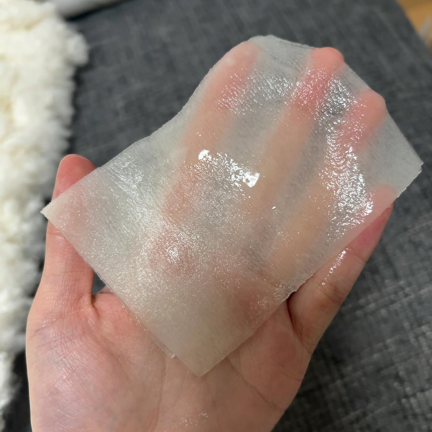 発酵エキスでぷるっぷるに整えるお米のフェイスマスク/からだWelcia・くらしWelcia/シートマスク・パックを使ったクチコミ(2枚目)