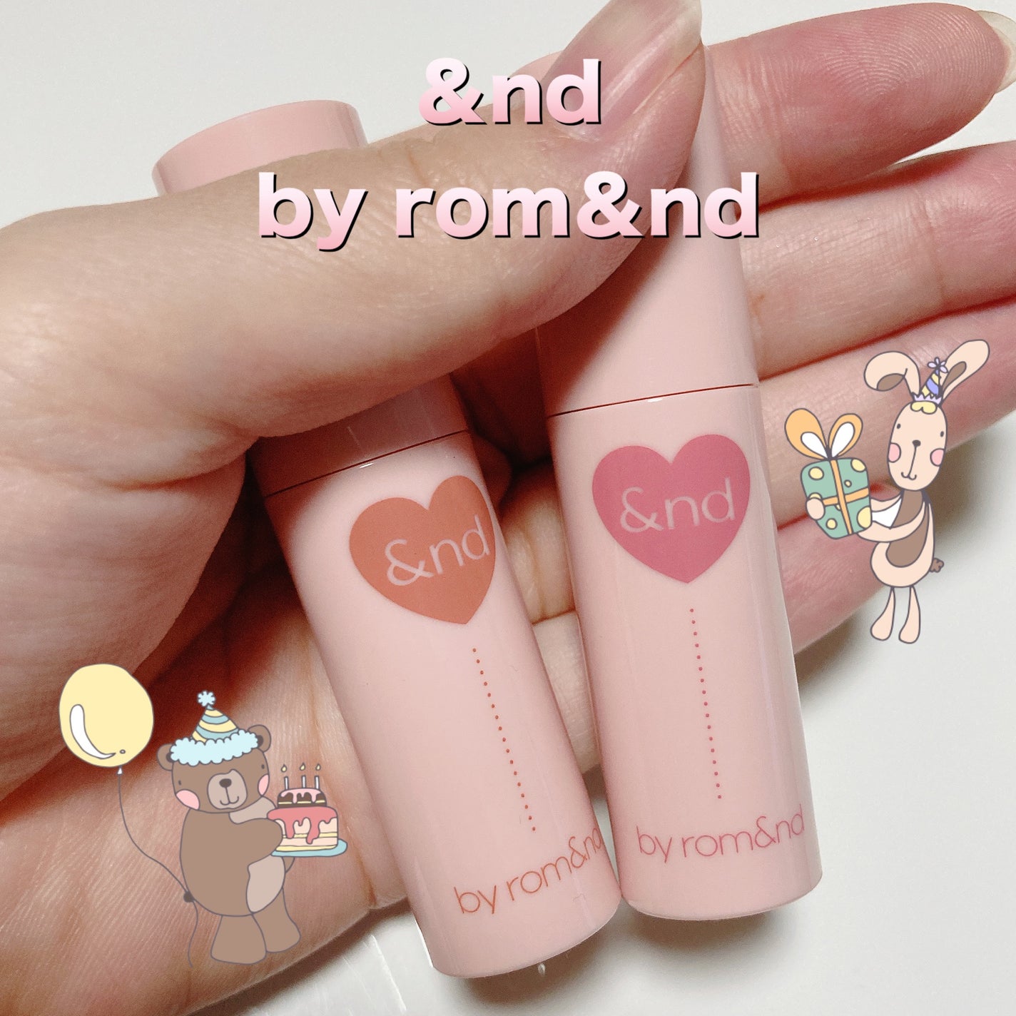 アンドバイロムアンド グラッシーボムティント/&nd by rom&nd/リップティントを使ったクチコミ(1枚目)