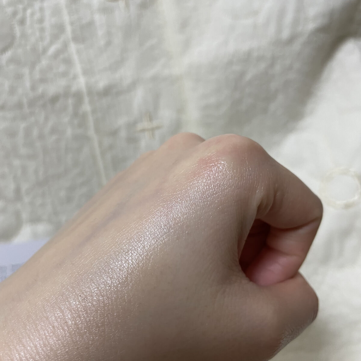 プロディフェンス オールインワンUV ムース（ライトアップ）/サンカット®/日焼け止めクリームを使ったクチコミ（3枚目）