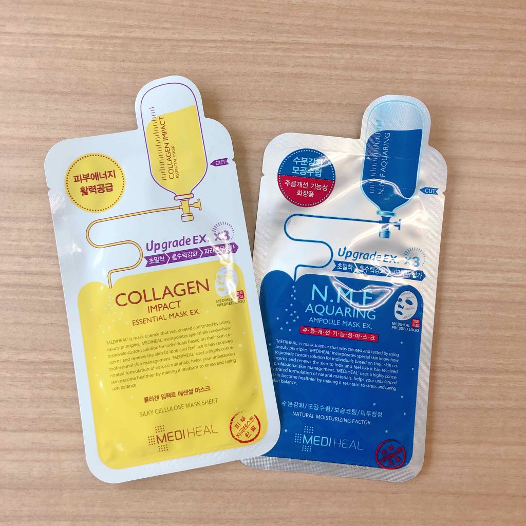 コラーゲン インパクト エッセンシャルマスクEX/MEDIHEAL/シートマスク・パックを使ったクチコミ（2枚目）