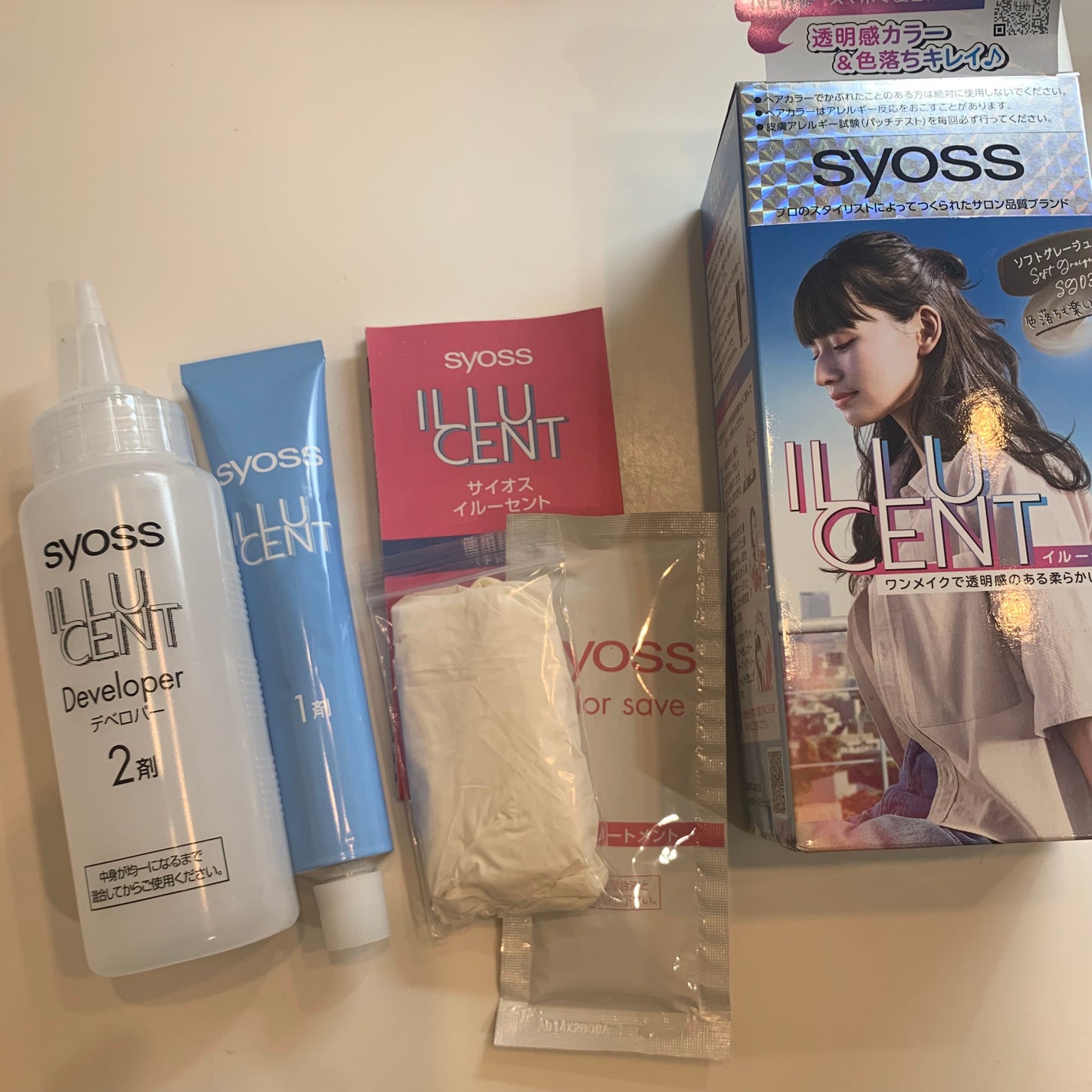 イルーセント ミルキーヘアカラー/サイオス/ヘアカラーを使ったクチコミ(2枚目)