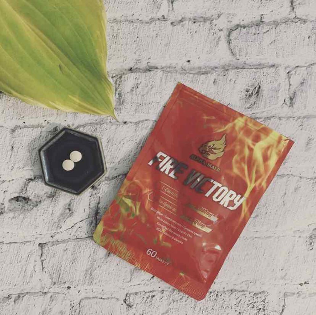 FIRE VICTORY/ALPHA MALE/ボディサプリメントを使ったクチコミ（1枚目）