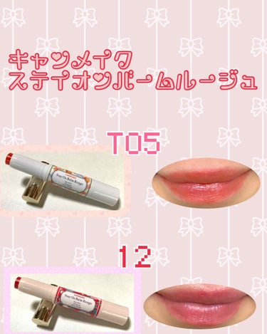 仕事が忙しい時期…ささっと付けられるリップ探しの中で話題のプチプラリップを購入💄✨

【CANMAKE ステイオンバームルージュ】
¥580(税抜き)

［T05］スウィーティーポピー
［12］リトルプ