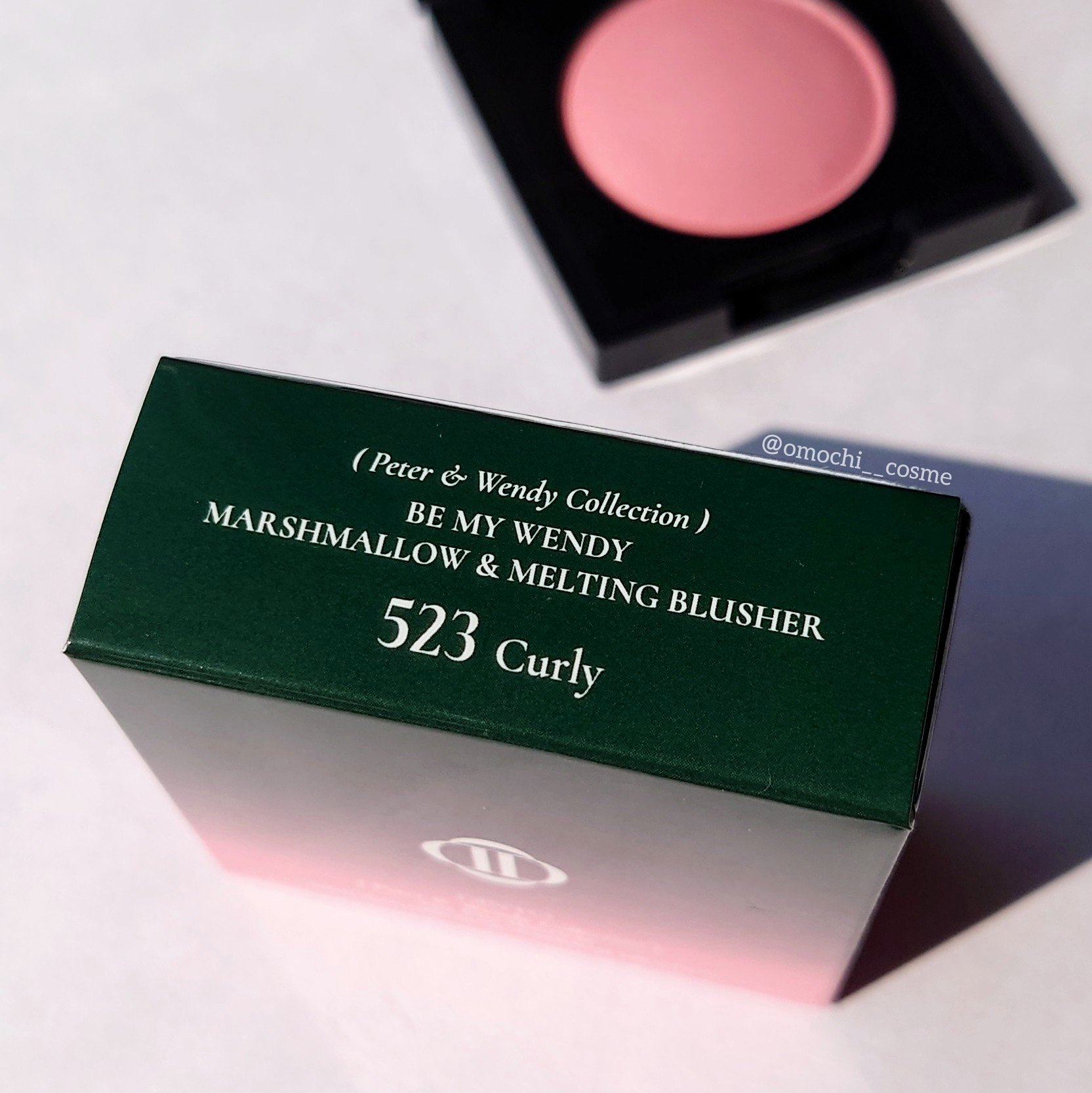 (Peter＆Wendy Collection) Be My Wendy Marshmallow Blusher/Dinto/ジェル・クリームチークを使ったクチコミ（2枚目）