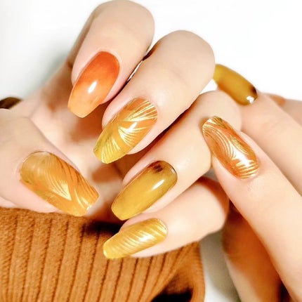 貼って固めるジェルネイルシール/Ururila/ネイルシールを使ったクチコミ(1枚目)