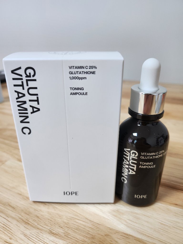 グルタ ビタミンC トーニング アンプル/IOPE/美容液を使ったクチコミ（1枚目）
