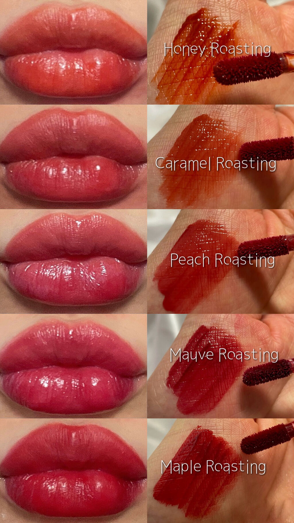 ドリップホットウォーターティント/BLACK ROUGE/リップティントを使ったクチコミ（2枚目）