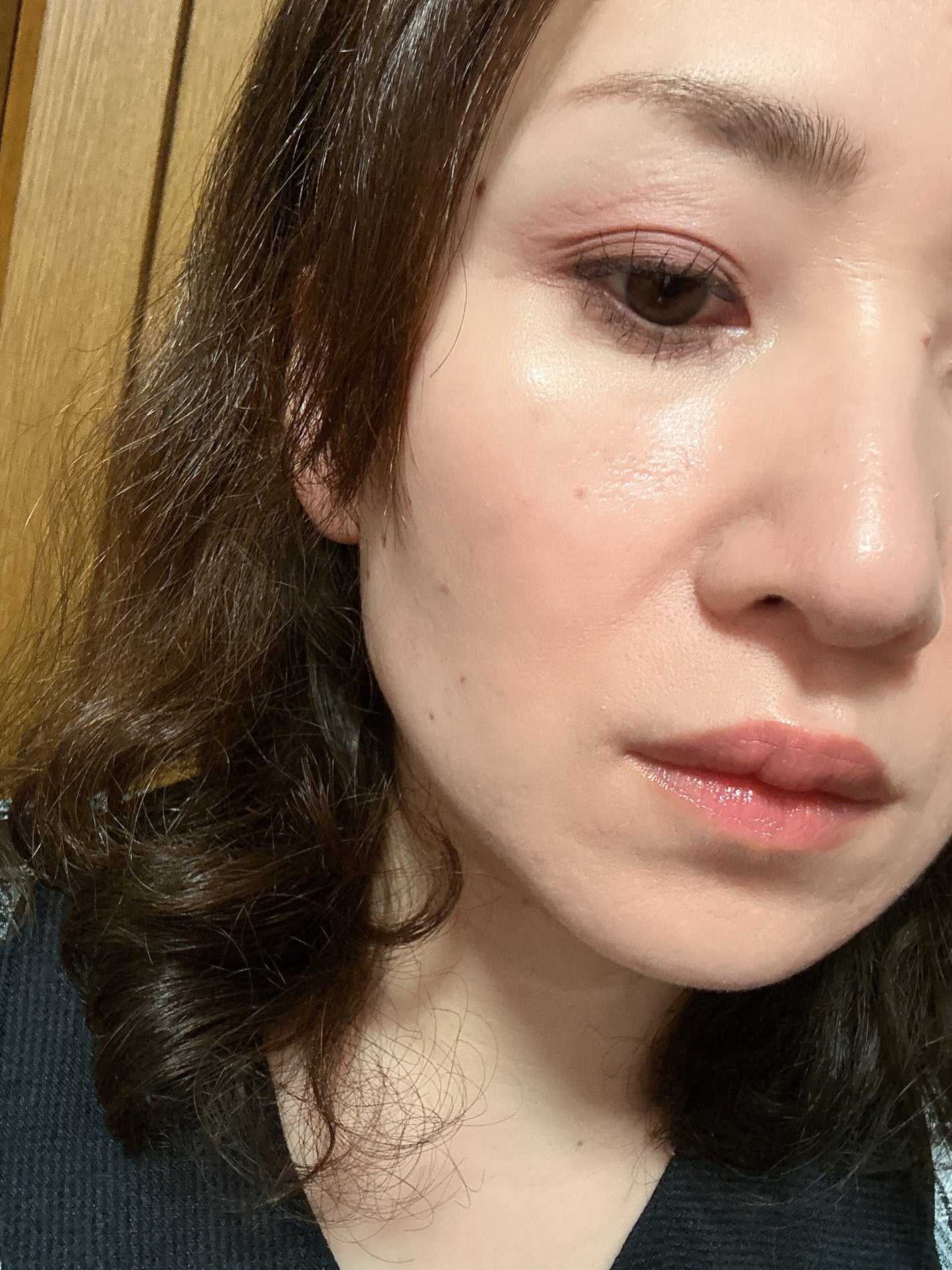 キラキラポムポムチーク/Kirei&co./リキッドチークを使ったクチコミ(4枚目)