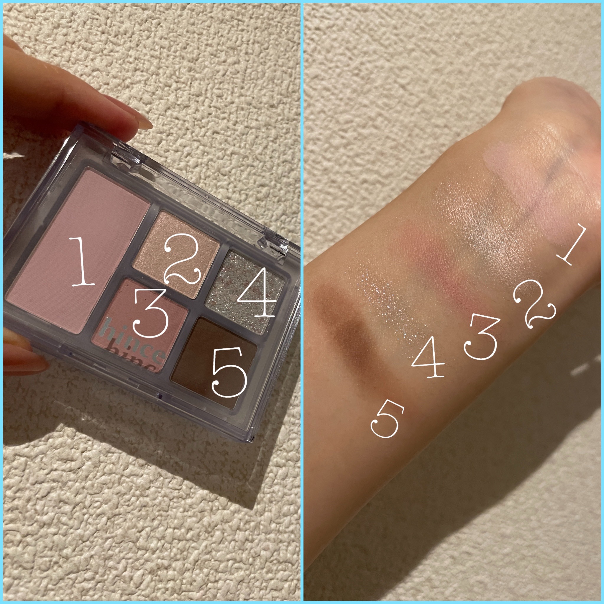 オールラウンドアイパレット/hince/マルチパレットを使ったクチコミ（2枚目）