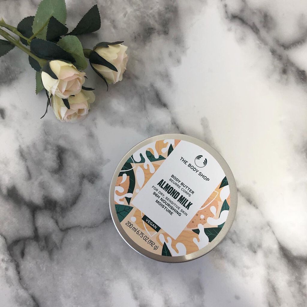 ボディバター アーモンドミルク/THE BODY SHOP/ボディクリームを使ったクチコミ(1枚目)