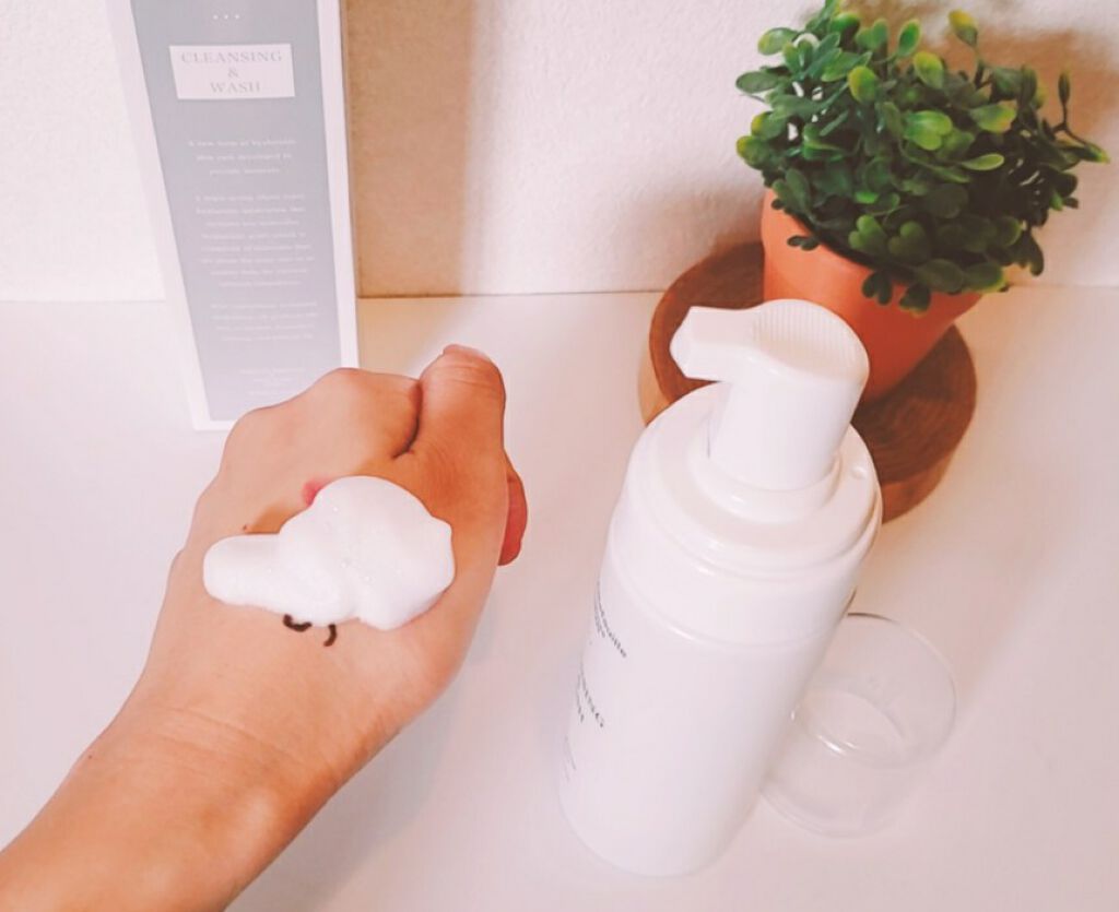 HM クレンジング&ウォッシュ/ヒアルミルフィーユ/洗顔フォームを使ったクチコミ(2枚目)