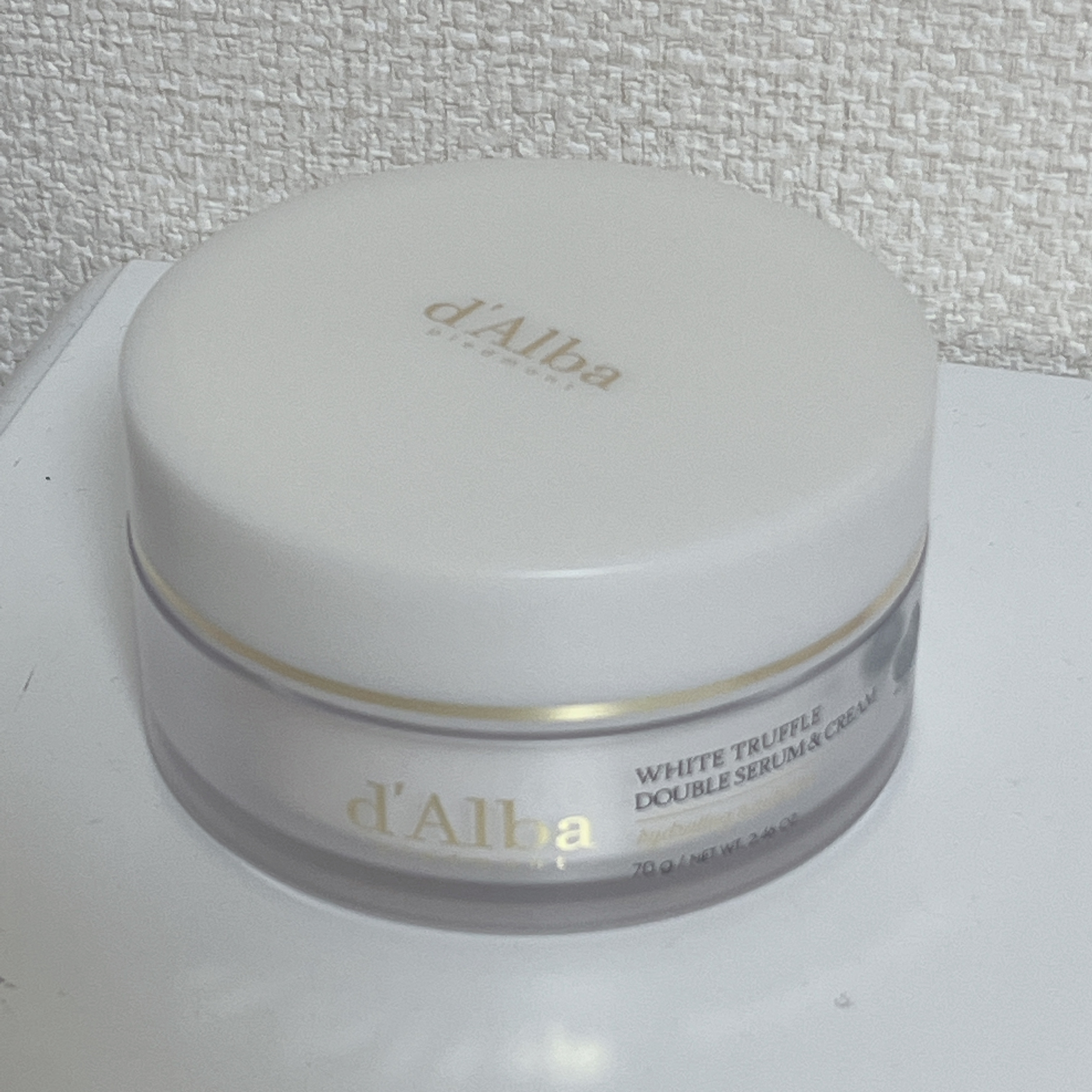 ホワイトトリュフダブルセラムアンドクリーム/ダルバ/フェイスクリームを使ったクチコミ（2枚目）
