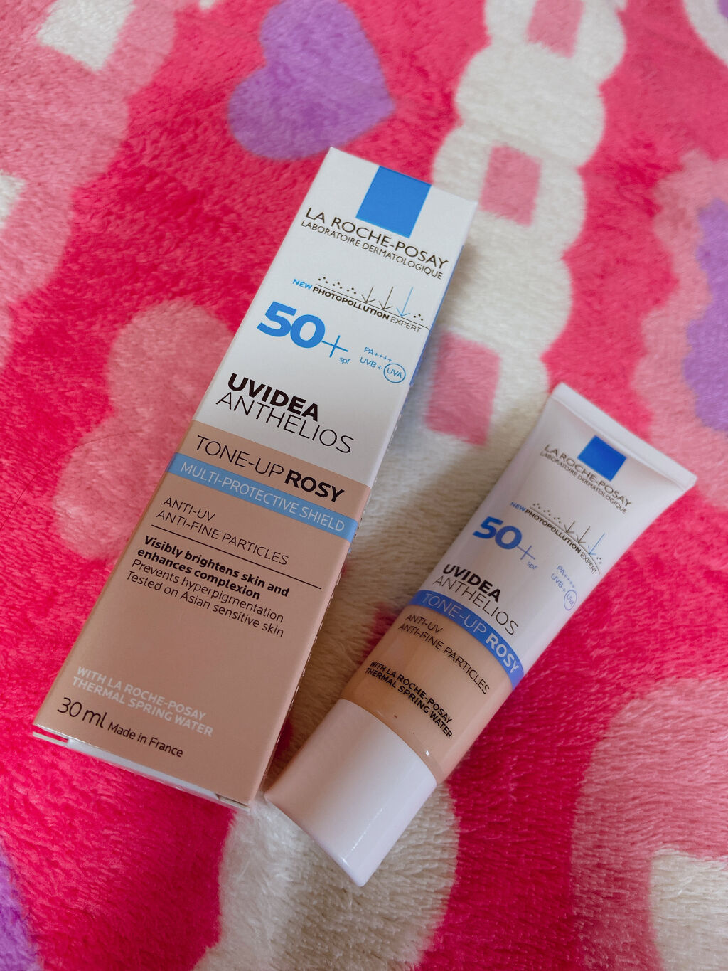UVイデア XL プロテクショントーンアップ ローズ/ラ ロッシュ ポゼ/日焼け止めクリームを使ったクチコミ（2枚目）