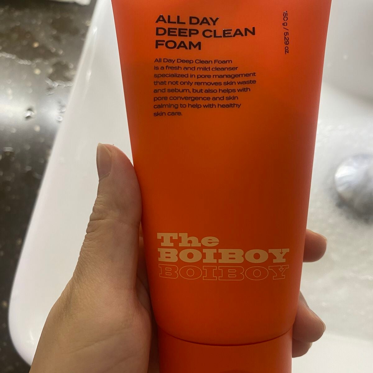 オールデイ ディープクリーンフォーム/TheBOIBOY/洗顔フォームを使ったクチコミ(1枚目)