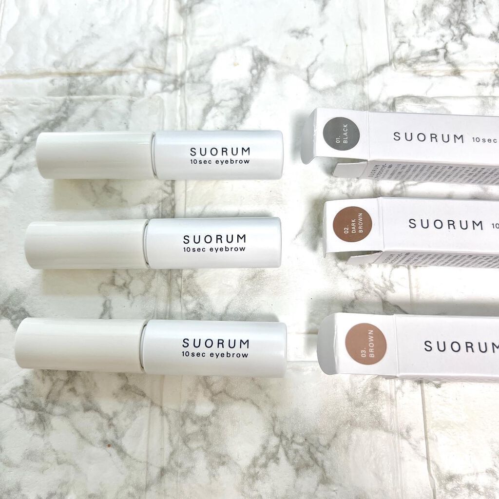 SUORUM 10sec eyebrow/SUORUM/パウダーアイブロウを使ったクチコミ（3枚目）