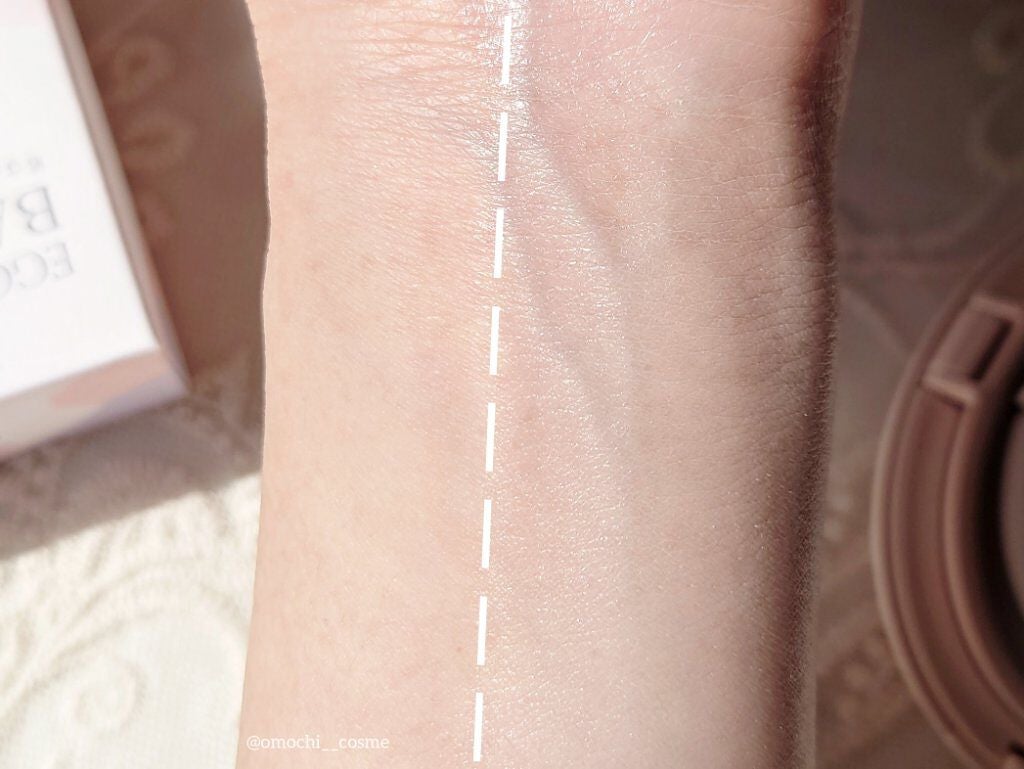 エッグサンクッション/wooliliwoo/日焼け止めローションを使ったクチコミ(5枚目)