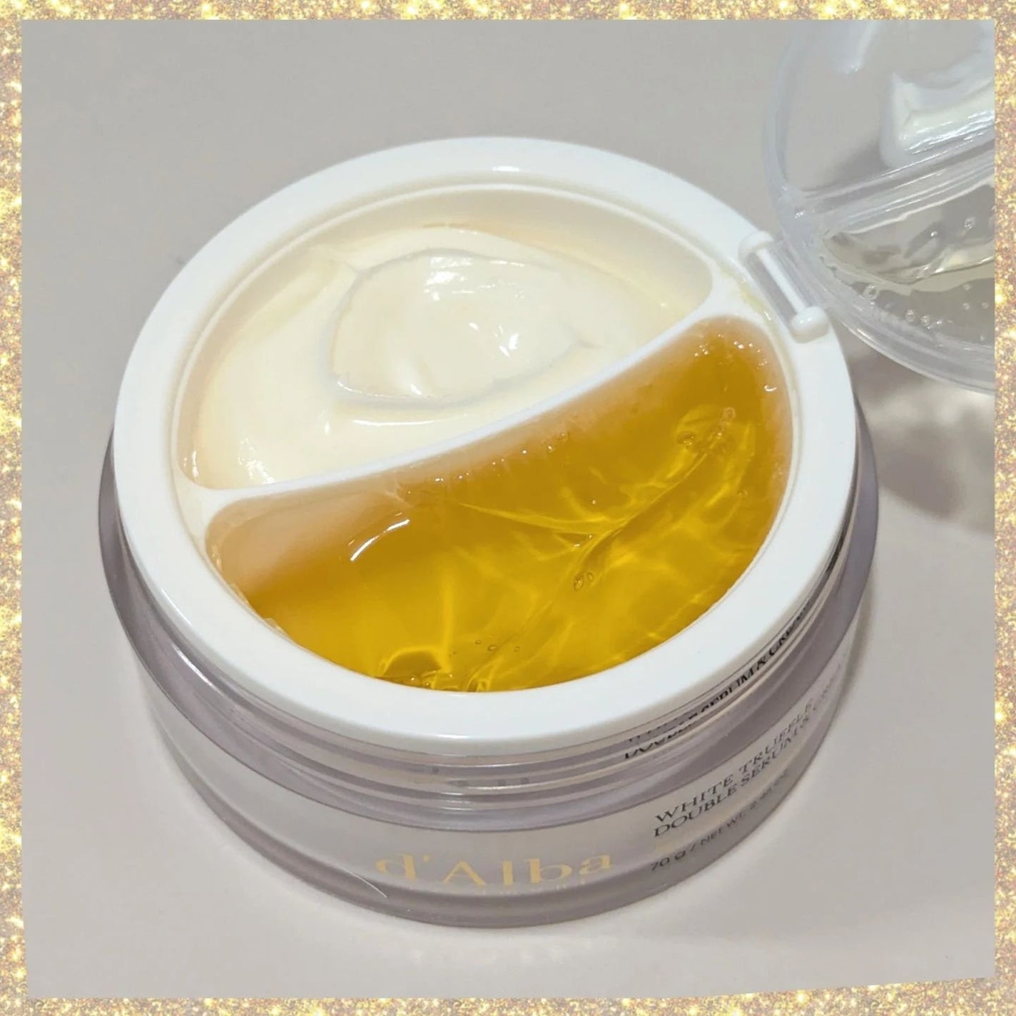 ホワイトトリュフダブルセラムアンドクリーム/ダルバ/フェイスクリームを使ったクチコミ(3枚目)