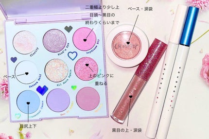 In A Trance/ColourPop/アイシャドウパレットを使ったクチコミ(2枚目)