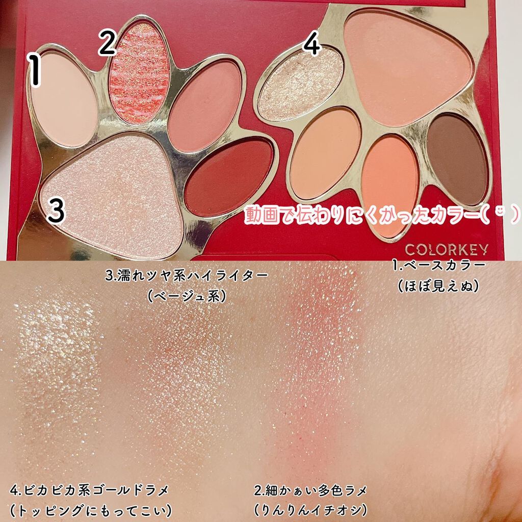 トラ十色アイシャドウパレット/COLORKEY/アイシャドウパレットを使ったクチコミ(5枚目)