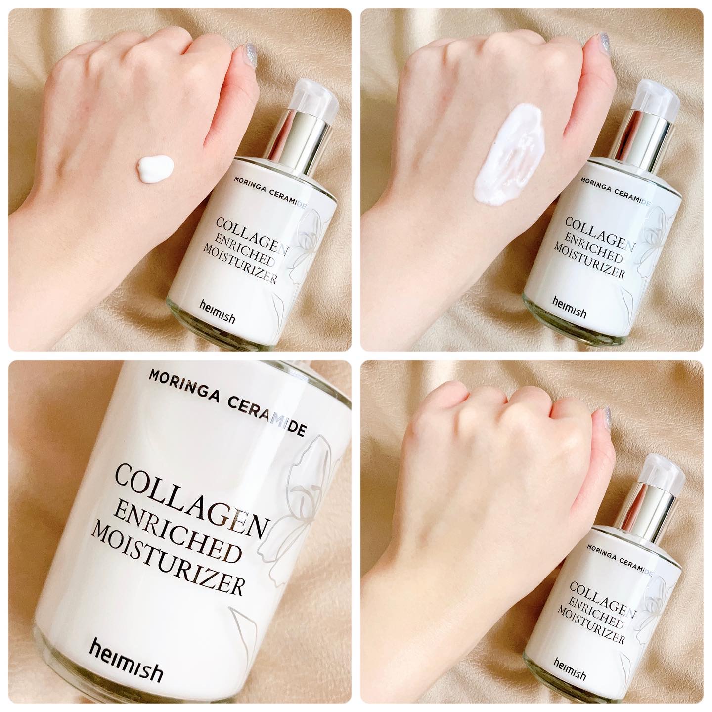 モリンガ セラミド コラーゲン エンリッチド モイスチャライザー/heimish/乳液を使ったクチコミ（3枚目）