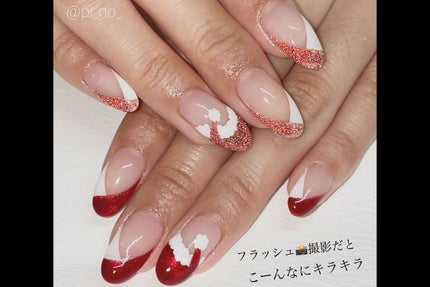 shino on LIPS 「去年のおかわりデザイン☺︎!サンタさんの帽子がとっても可愛いで..」(3枚目)