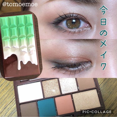 ミニチョコレートアイシャドウパレット チョコミント/MAKEUP REVOLUTION/パウダーアイシャドウを使ったクチコミ（1枚目）