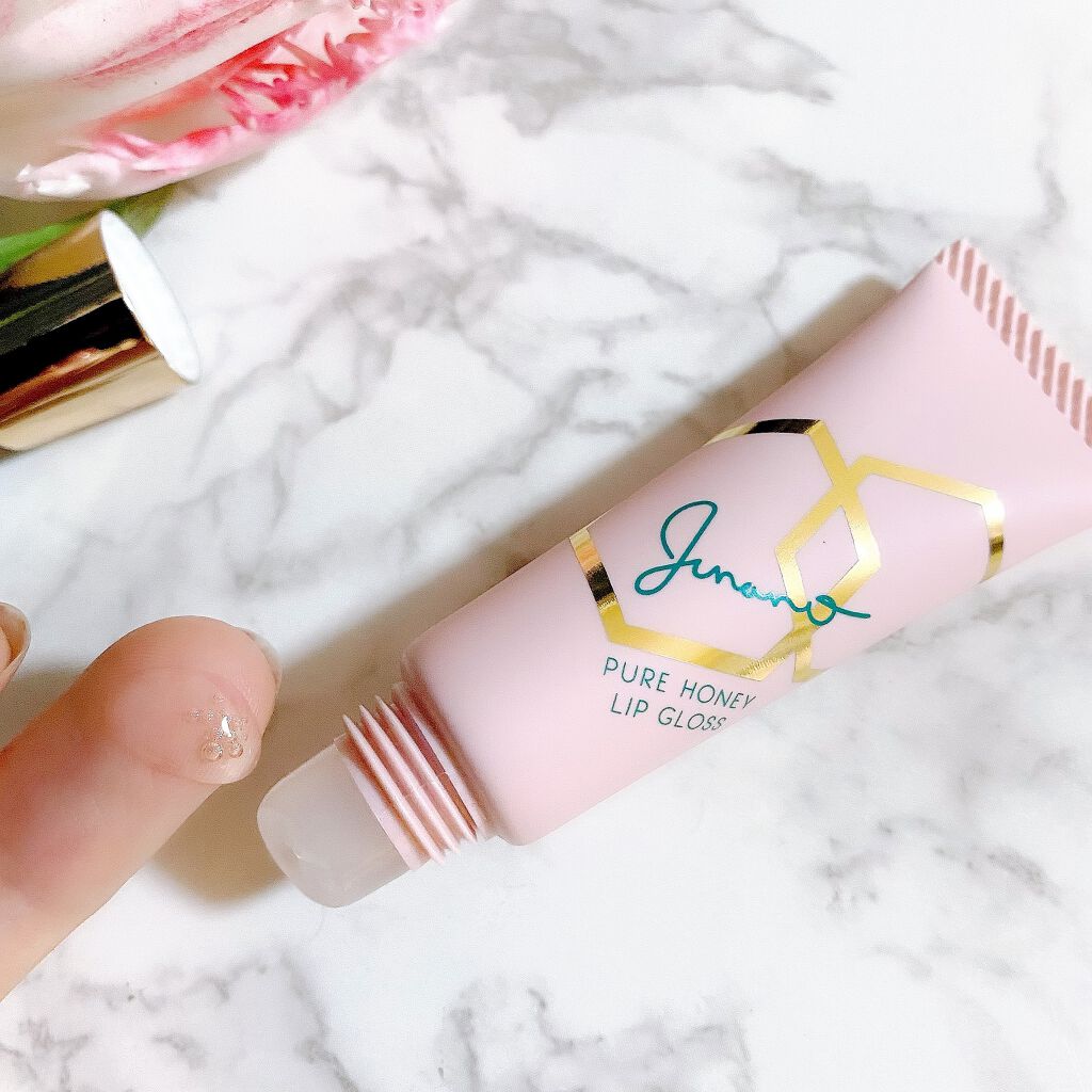 ピュアハニーリップグロス/Junano/リップ美容液を使ったクチコミ（2枚目）