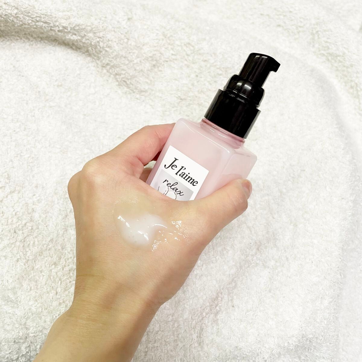 リラックス オーバーナイトケア ミルク/Je l'aime/ヘアミルクを使ったクチコミ(1枚目)