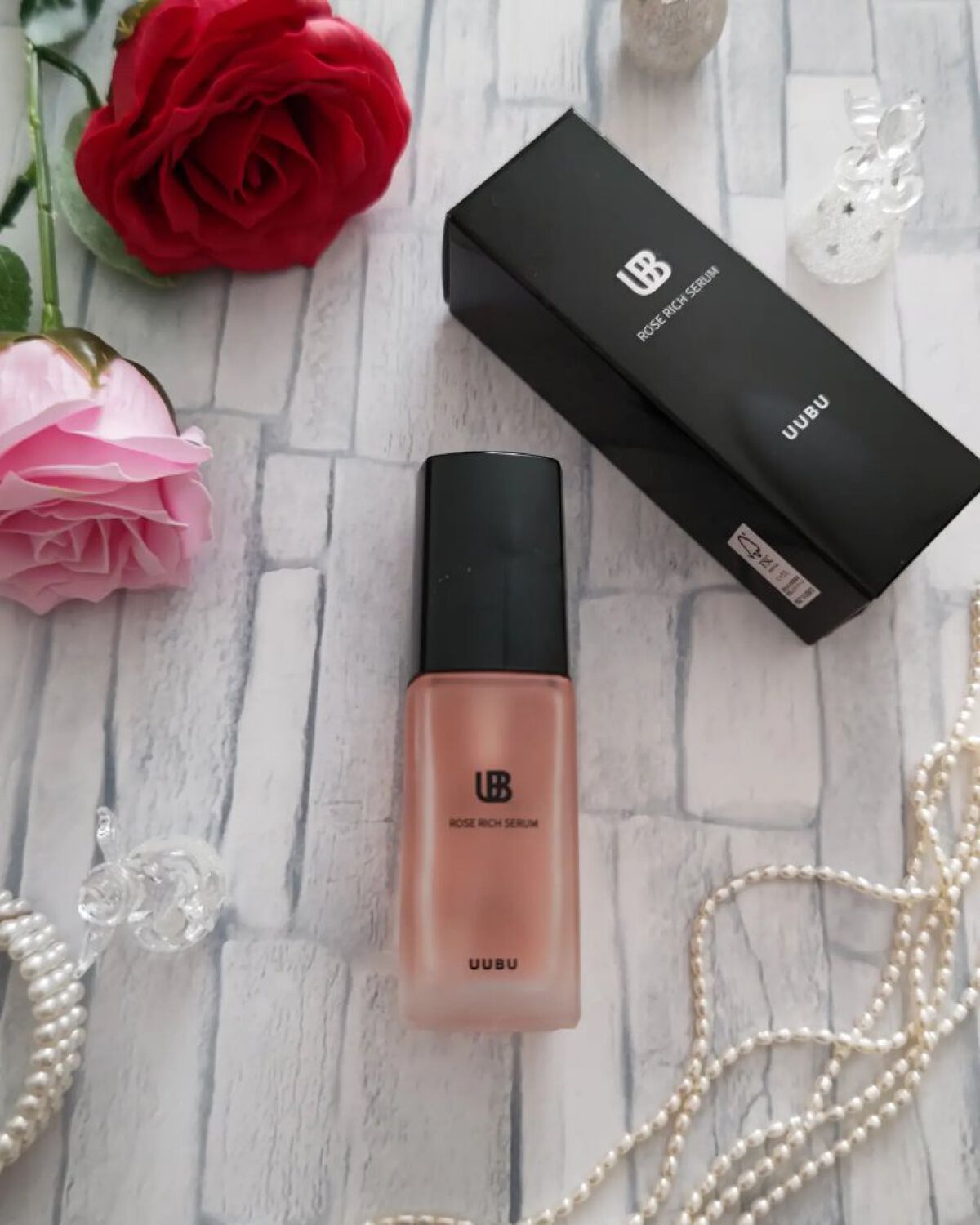 ローズリッチセラム/UUBU/美容液を使ったクチコミ（2枚目）