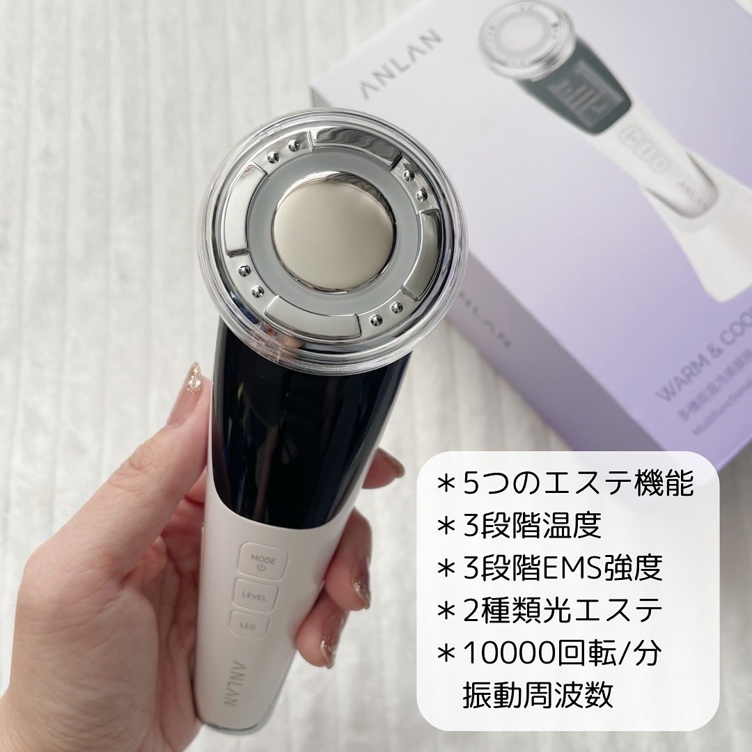 多機能温冷美顔器/ANLAN/美顔器・マッサージを使ったクチコミ(2枚目)