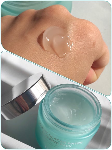 ノルディック氷河水スリーピングパック/LUOKI/フェイスクリームを使ったクチコミ(3枚目)