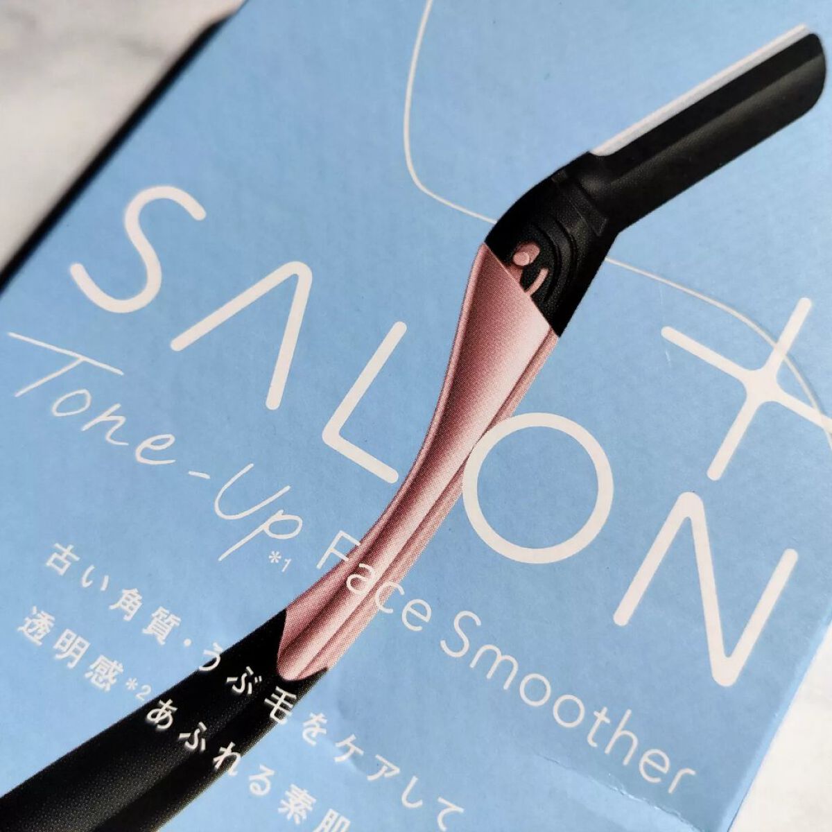 サロンプラス トーンアップ フェイススムーサー ホルダー(刃付き)/サロンプラス/シェーバーを使ったクチコミ(2枚目)