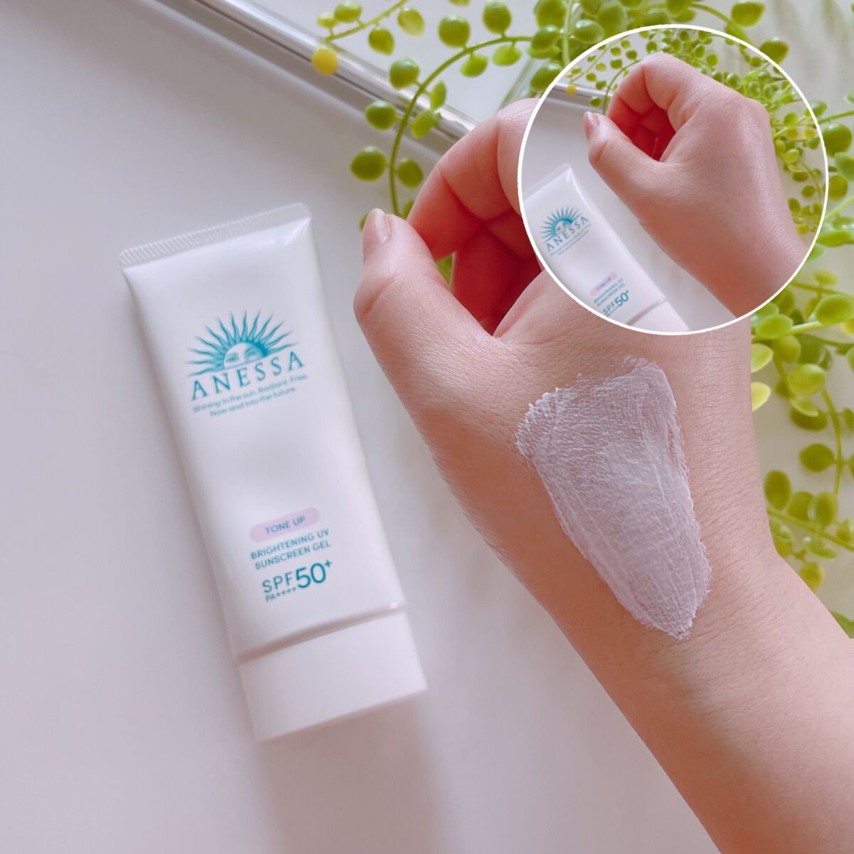 ブライトニングUV ジェル N/アネッサ/化粧下地を使ったクチコミ（3枚目）