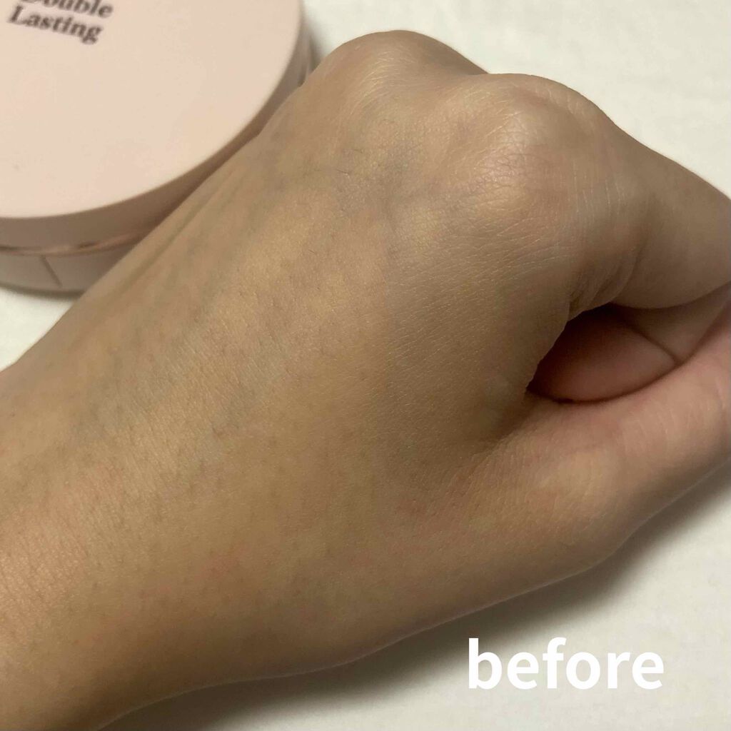ダブルラスティング クッショングロウ ニュートラルベージュ/ETUDE/クッションファンデーションを使ったクチコミ（3枚目）