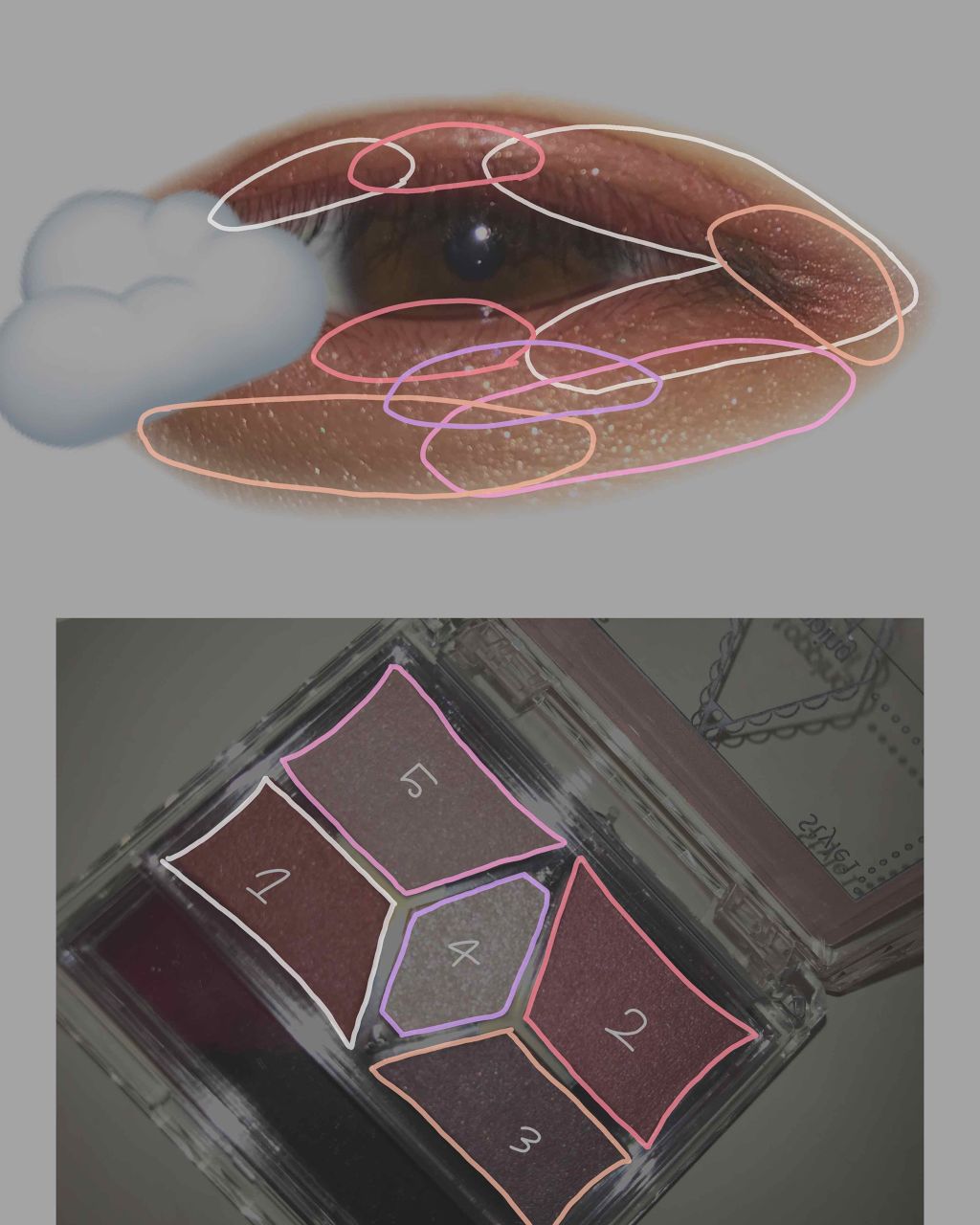 【旧品】パーフェクトスタイリストアイズ/キャンメイク/アイシャドウパレットを使ったクチコミ(3枚目)