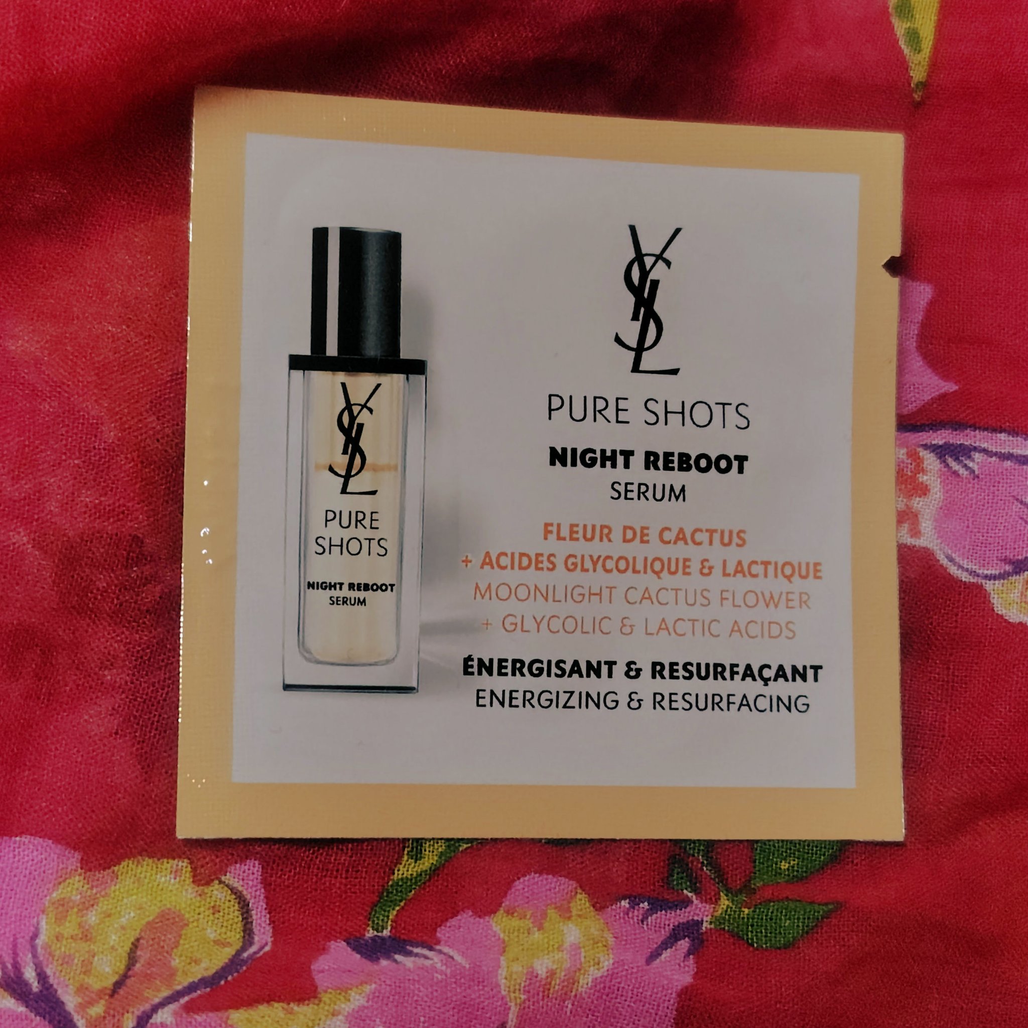 ピュアショット ナイト リチャージセラム/YVES SAINT LAURENT BEAUTE/美容液を使ったクチコミ（1枚目）