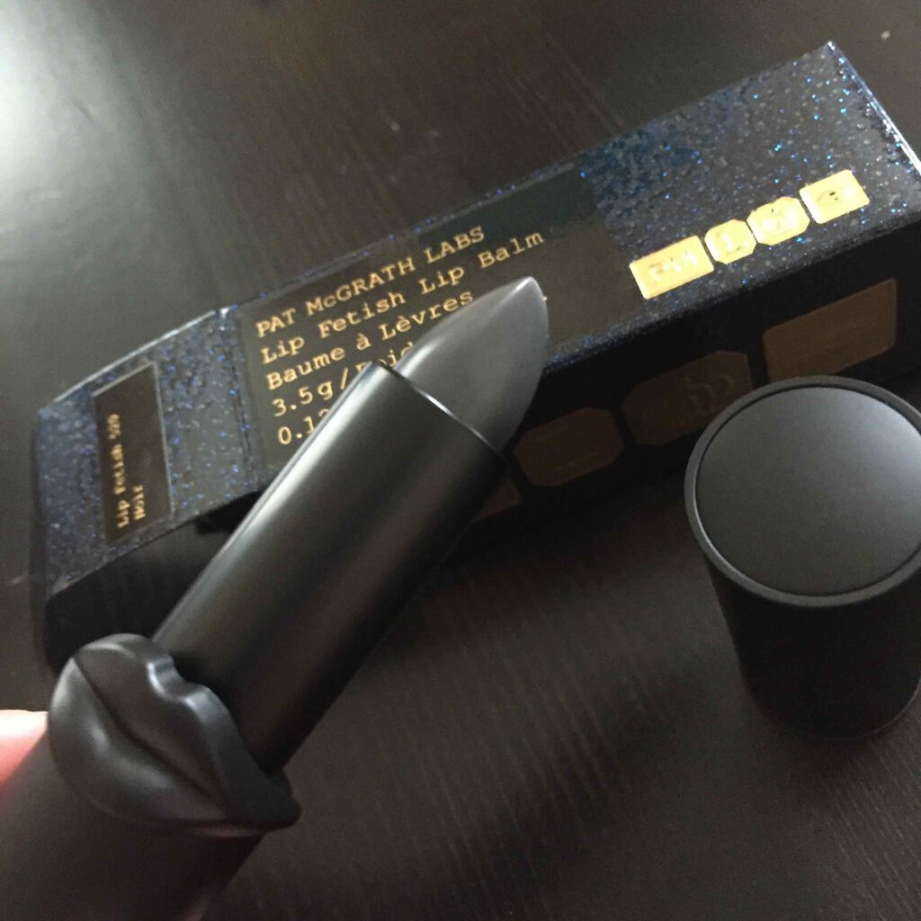 Lip Fetish Lip Balm Noir/PAT McGRATH LABS/口紅を使ったクチコミ(2枚目)