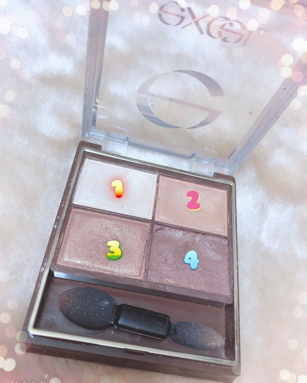 スキニーリッチシャドウ/excel/アイシャドウパレットを使ったクチコミ(2枚目)