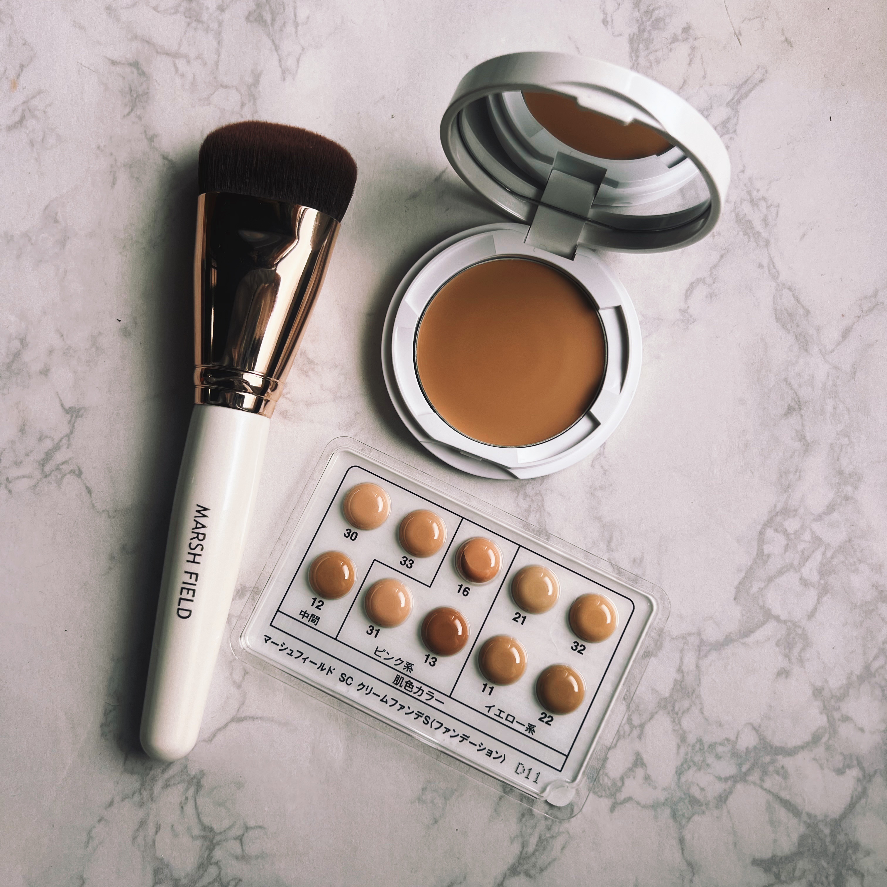 マーシュフィールド SC クリームファンデS/マーシュ・フィールド/クリーム・エマルジョンファンデーションを使ったクチコミ（2枚目）